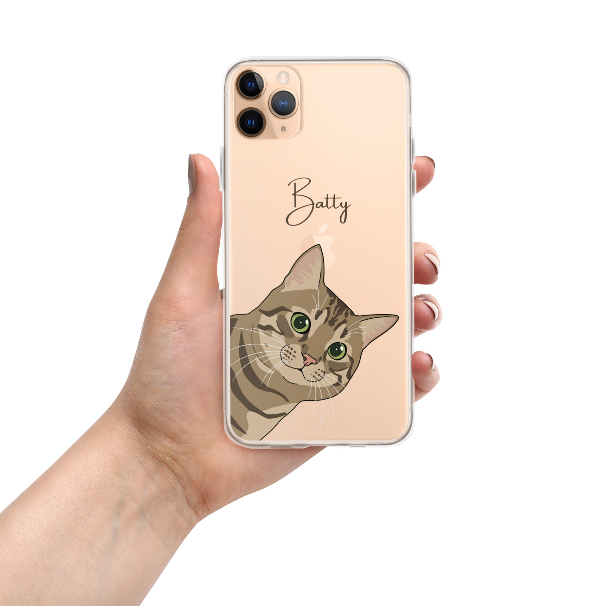 Cartoon Pet Clear Case for iPhone